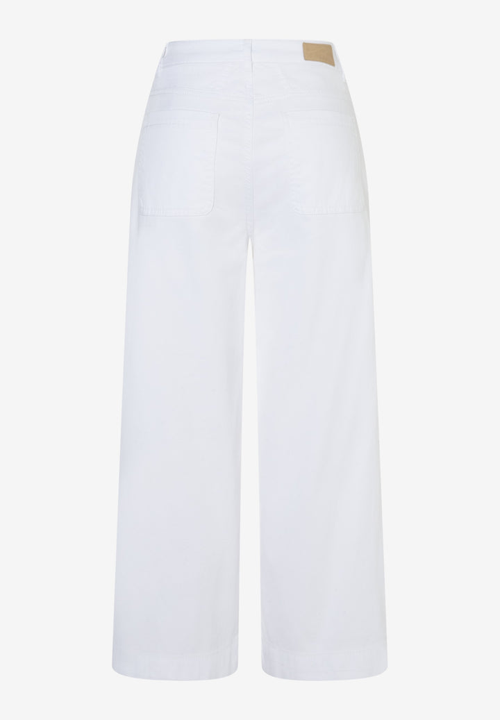 Structured Twill Culotte, white 0010 Bild 2