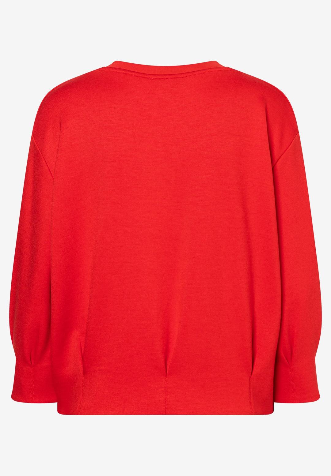 Sweatshirt with Pleat-Details, tulip red 0539 Bild 2