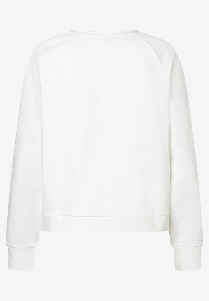 Sweatshirt with Print Heart, off white 0041 Bild 2