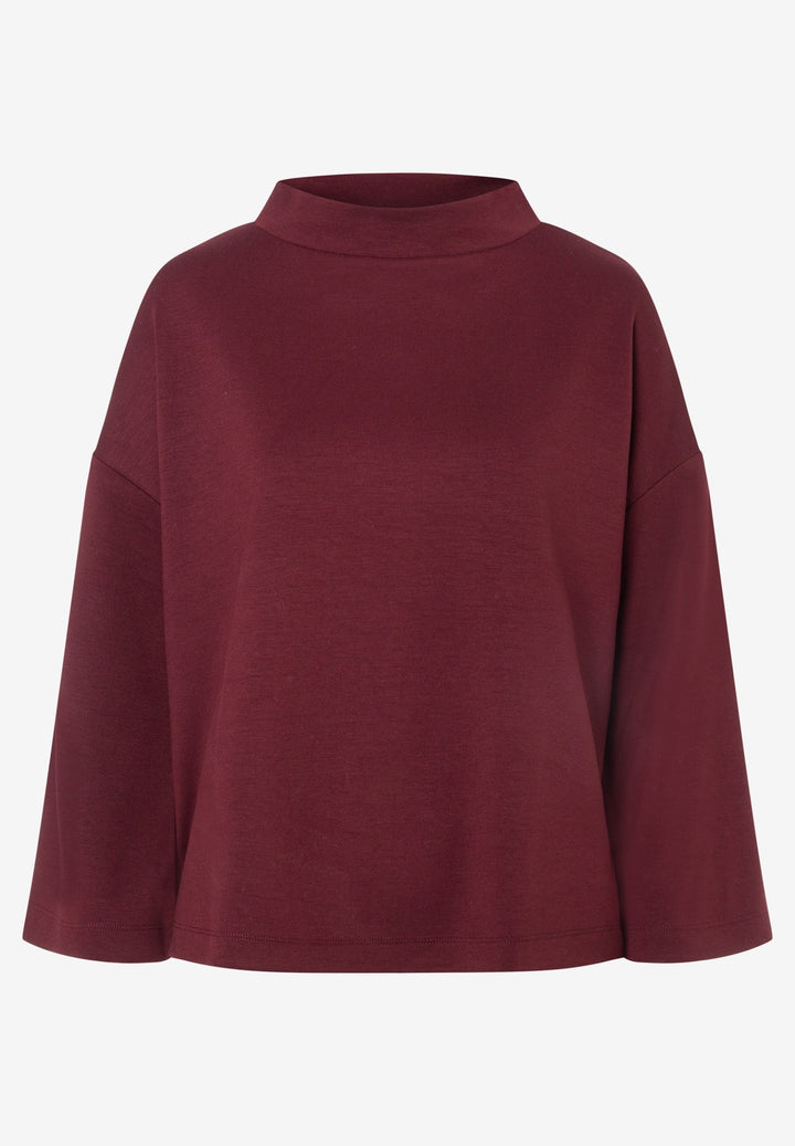 Sweatshirt with Turtleneck, pomegranate red 0561 Bild 1