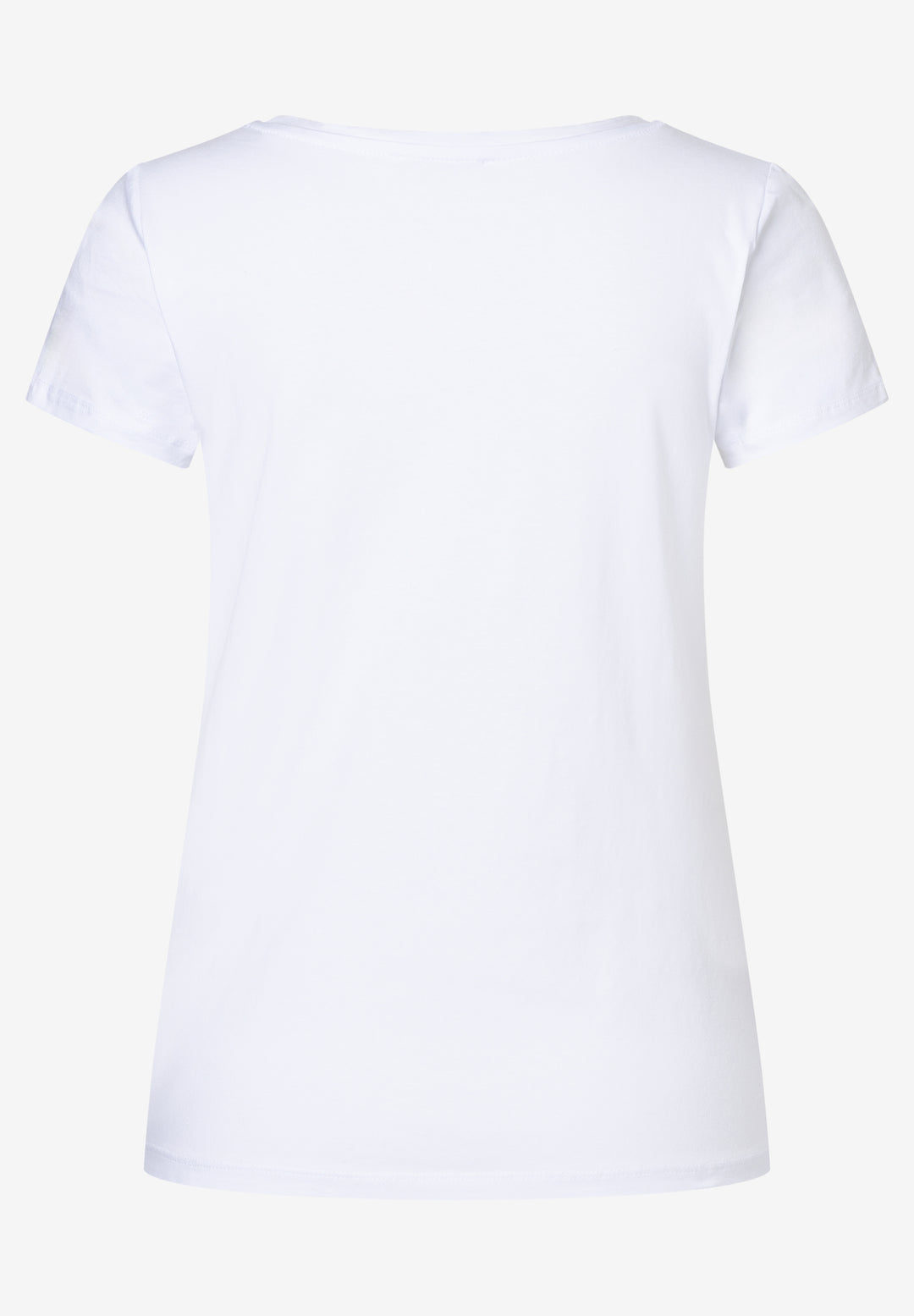 T-Shirt with Placement Print, white 0010 Bild 2
