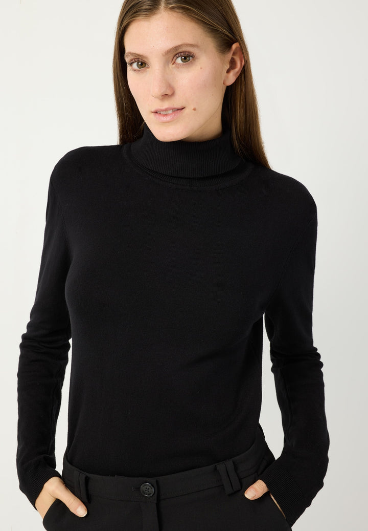 Turtleneck Pullover, black 0790 Bild 3