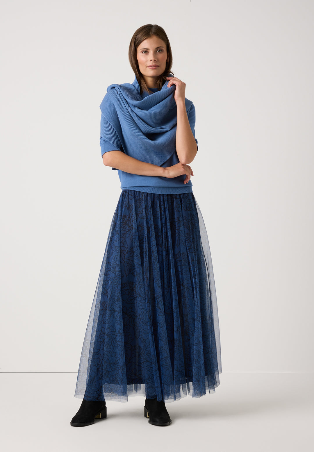 Turtleneck Pullover, blue cloud 0334 Bild 4