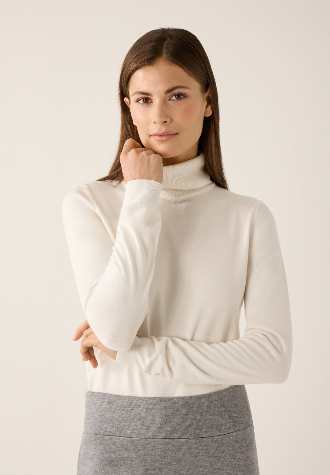 Turtleneck Pullover, off white 0041 Bild 3