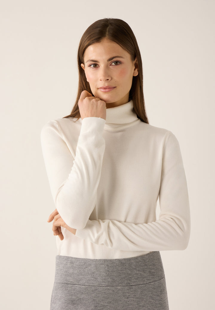 Turtleneck Pullover, off white 0041 Bild 3