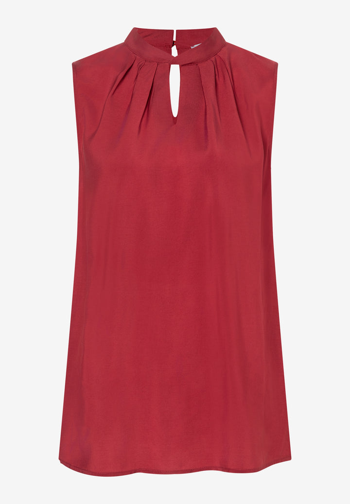 Viscose Blouse Top, red pepper 0549 Bild 4
