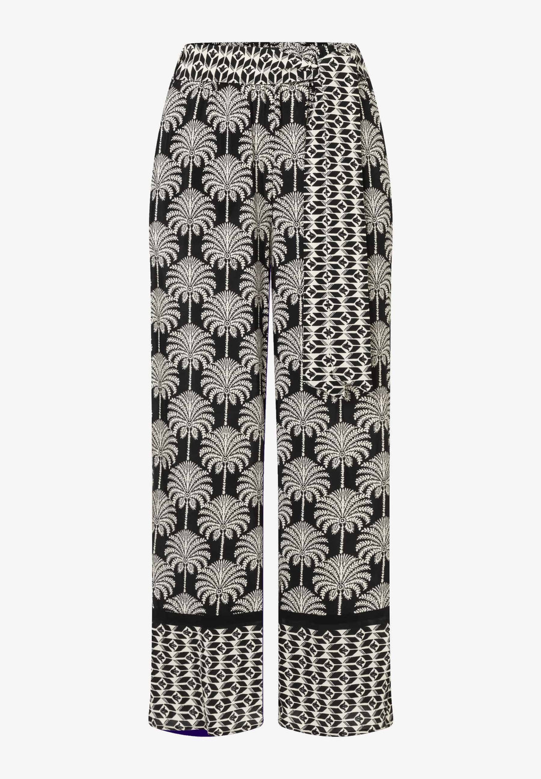 Viscose Print Culotte Pants, twotone palm print 2790 Bild 1