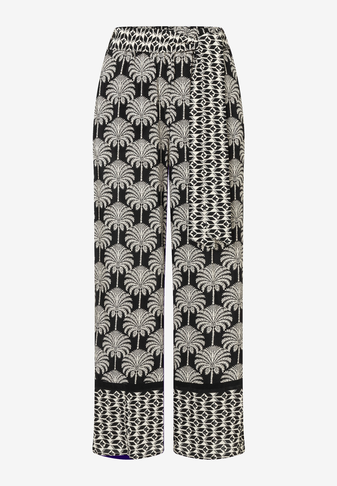 Viscose Print Culotte Pants, twotone palm print 2790 Bild 1