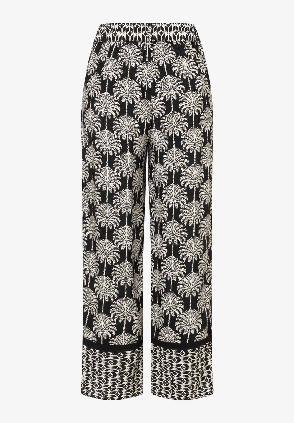 Viscose Print Culotte Pants, twotone palm print 2790 Bild 2