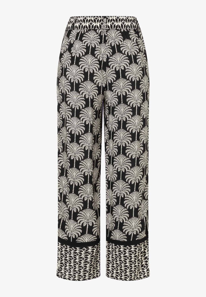 Viscose Print Culotte Pants, twotone palm print 2790 Bild 2