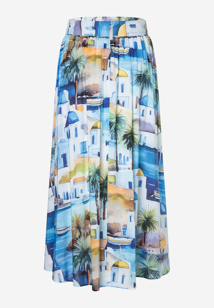 Voile Print Skirt, summer print 5323 Bild 2