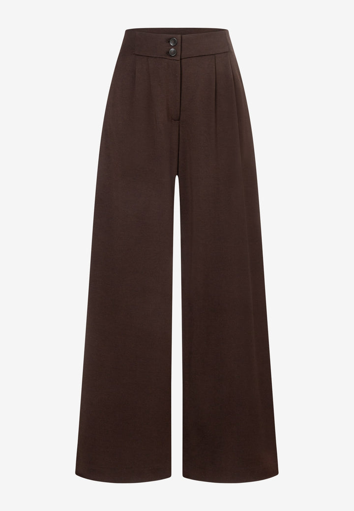 Wide Leg Trousers, espresso brown 0279 Bild 1