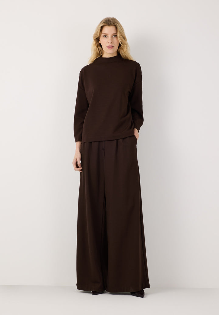 Wide Leg Trousers, espresso brown 0279 Bild 4