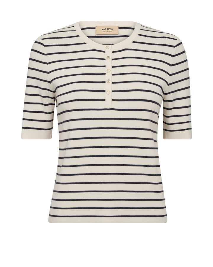 MMAliz Caliz Stripe SS Knit India ink Bild 1