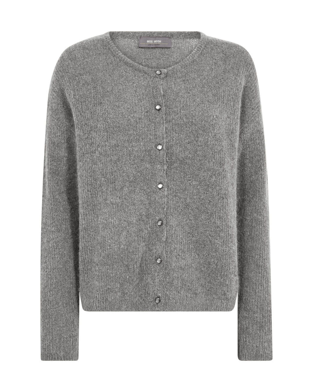 MMAlmine Knit Cardigan Grey Melange Bild 1