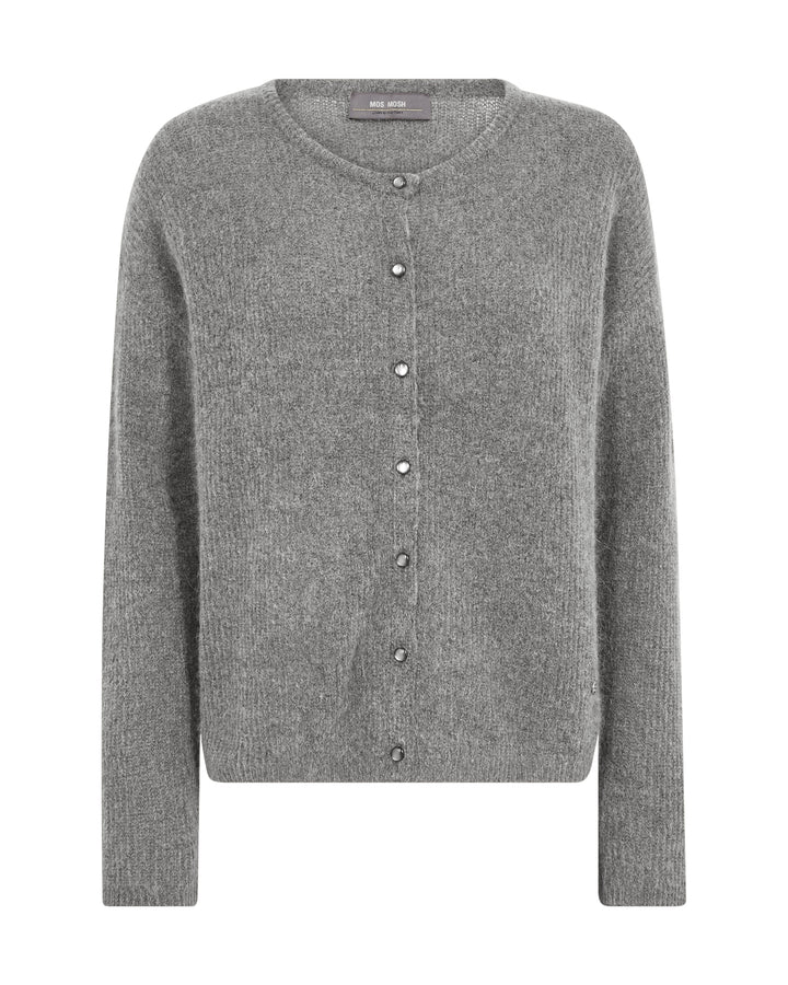 MMAlmine Knit Cardigan Grey Melange Bild 1