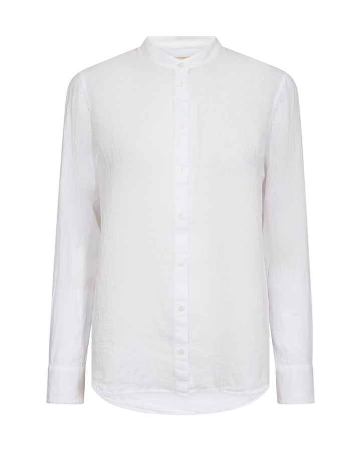 MMArtina Linen Shirt White Bild 1