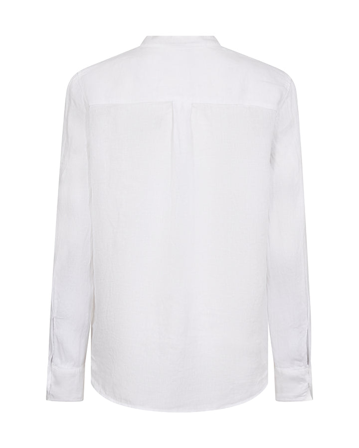 MMArtina Linen Shirt White Bild 2