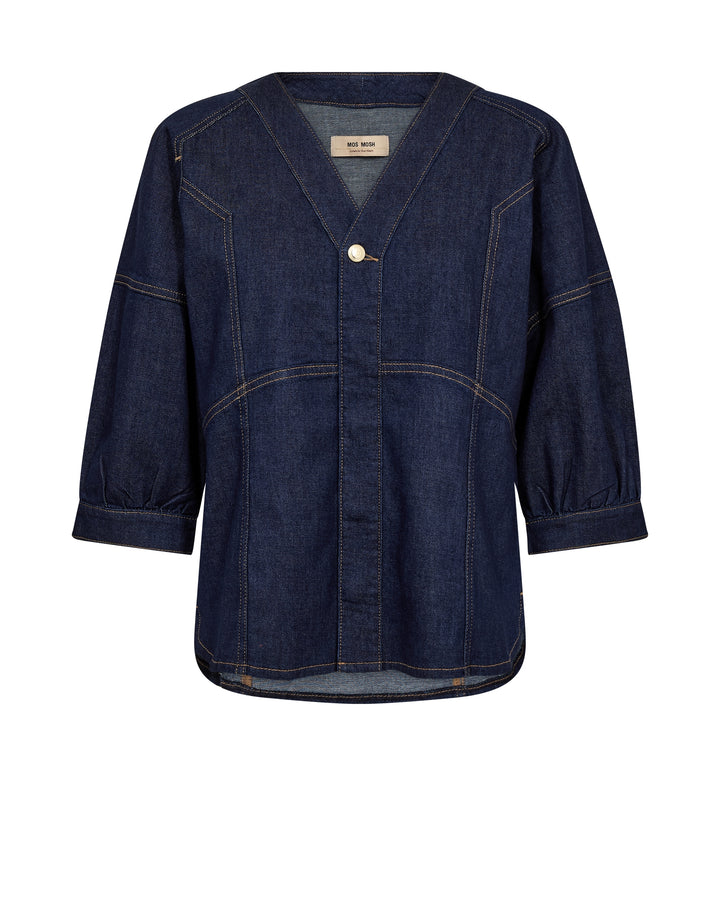 MMBari Crispy Shirt Dark Blue Bild 1