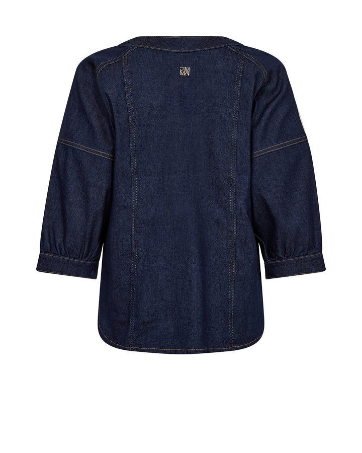 MMBari Crispy Shirt Dark Blue Bild 2