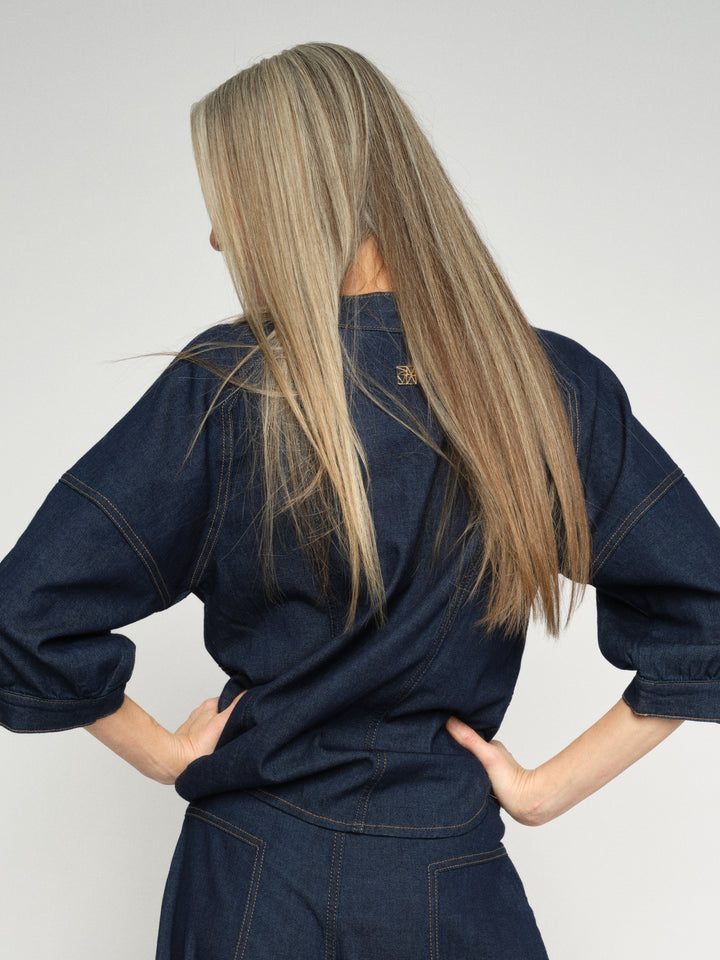 MMBari Crispy Shirt Dark Blue Bild 3