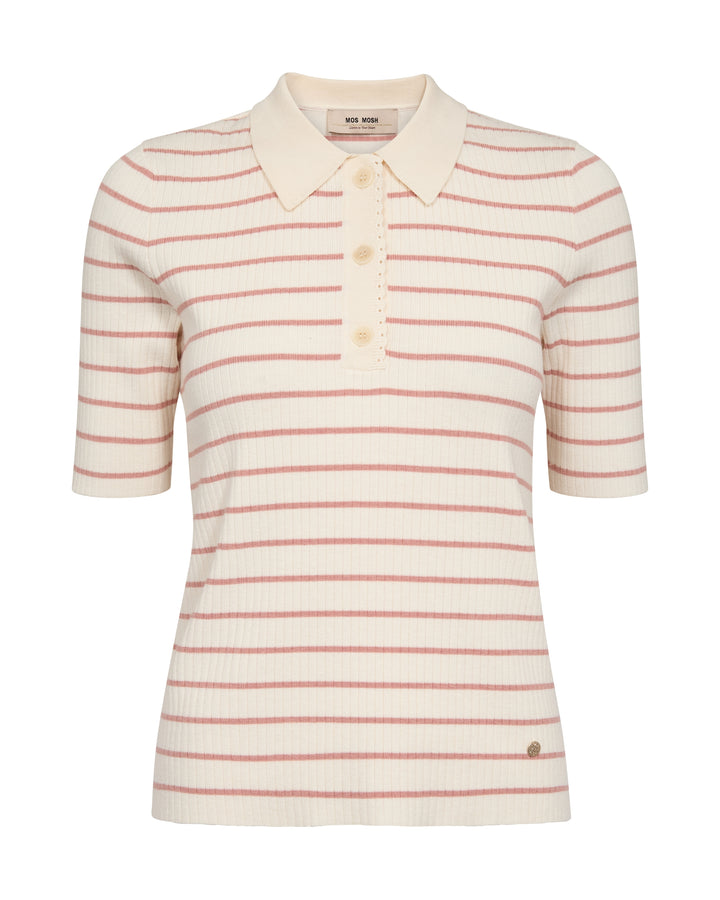 MMCaliz Stripe SS Knit Peachy Bild 1