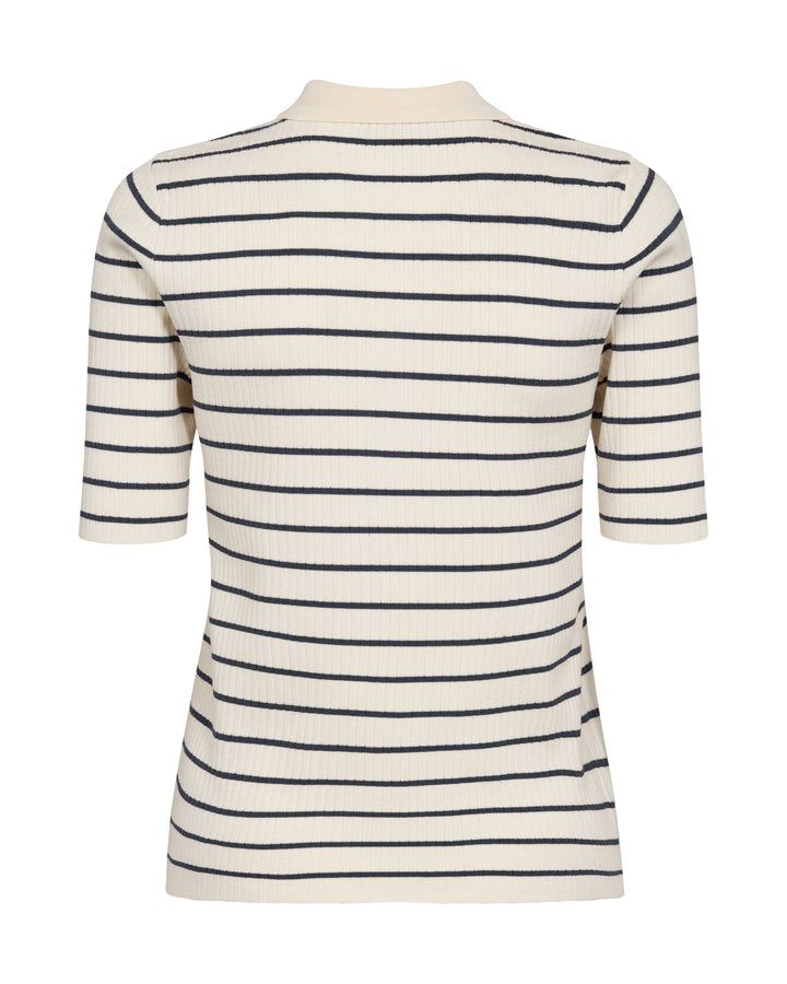 MMCaliz Stripe SS Knit Salute Navy Bild 2