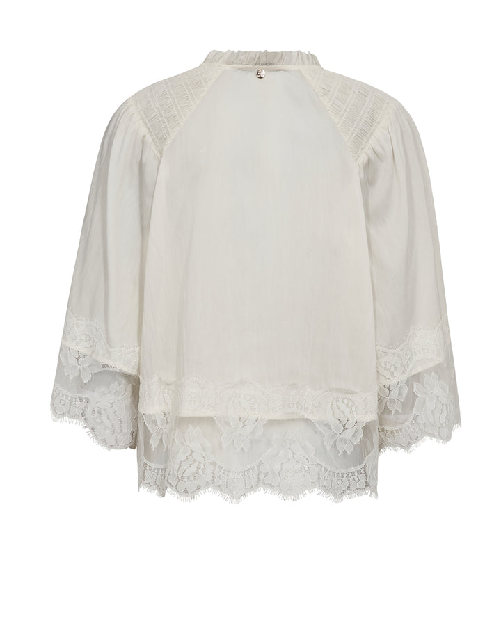 MMEisa Tess 3/4 Lace Blouse Ecru Bild 2