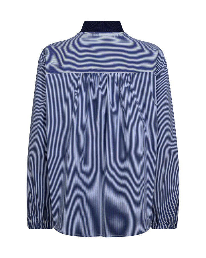 MMJuella LS Stripe Combi Knit Maritime Blue Bild 2