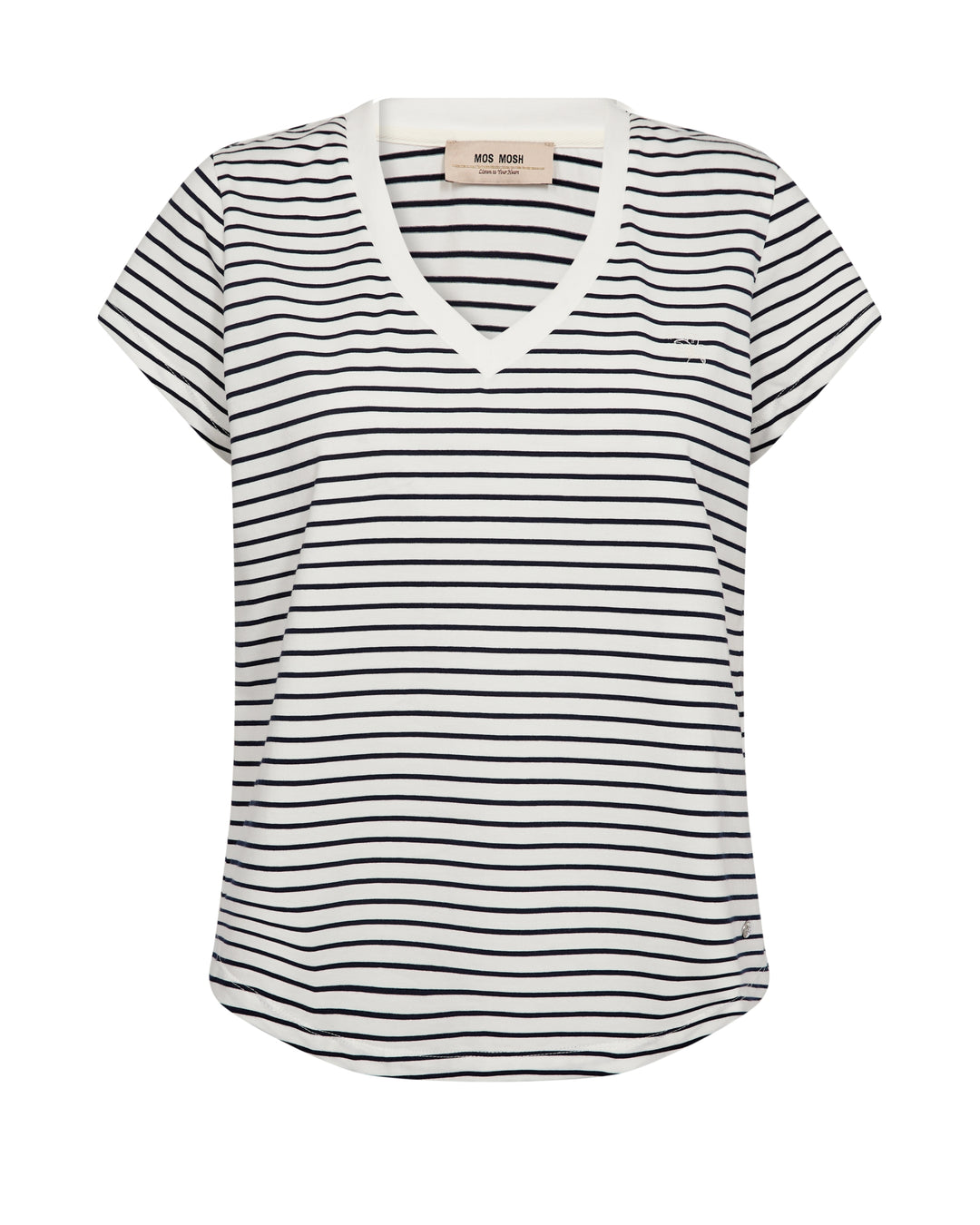 MMKala V-SS Stripe Tee Salute Navy Bild 1