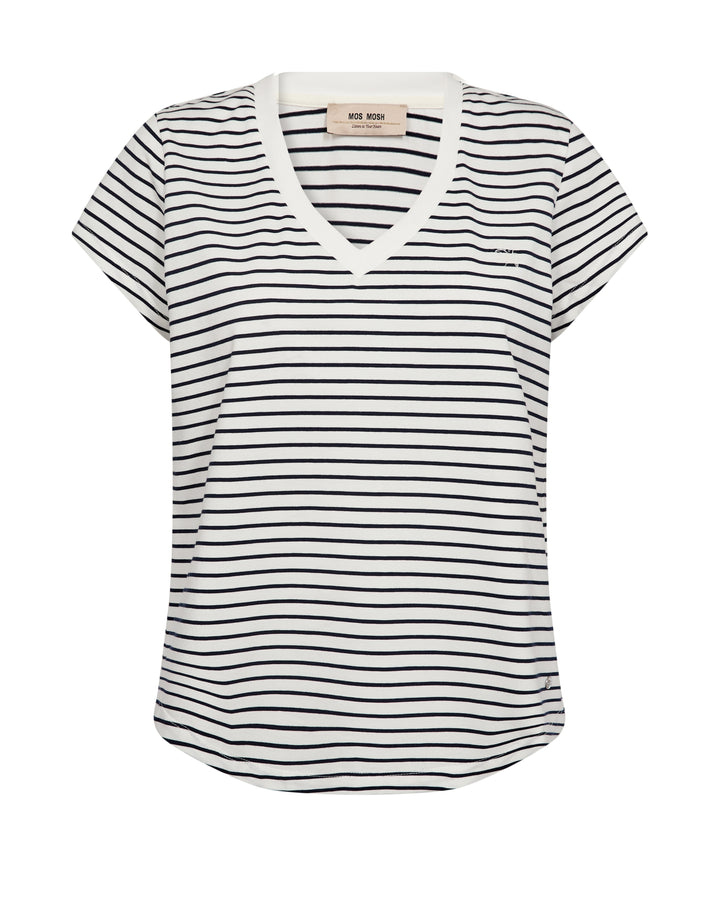 MMKala V-SS Stripe Tee Salute Navy Bild 1