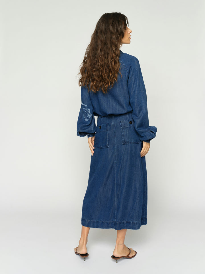 MMKoda Dinem Skirt Dark Blue Bild 3