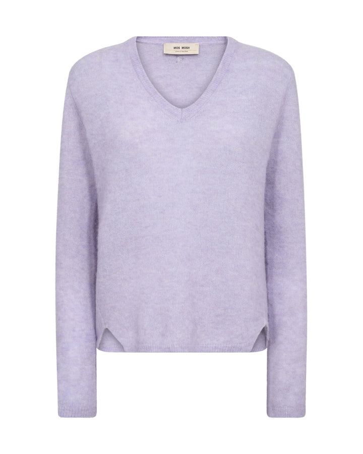 MMMape Sophia V-Neck Knit Violet Tulip Bild 1