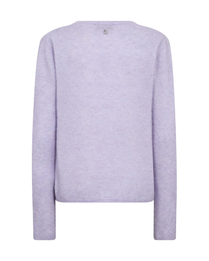 MMMape Sophia V-Neck Knit Violet Tulip Bild 2