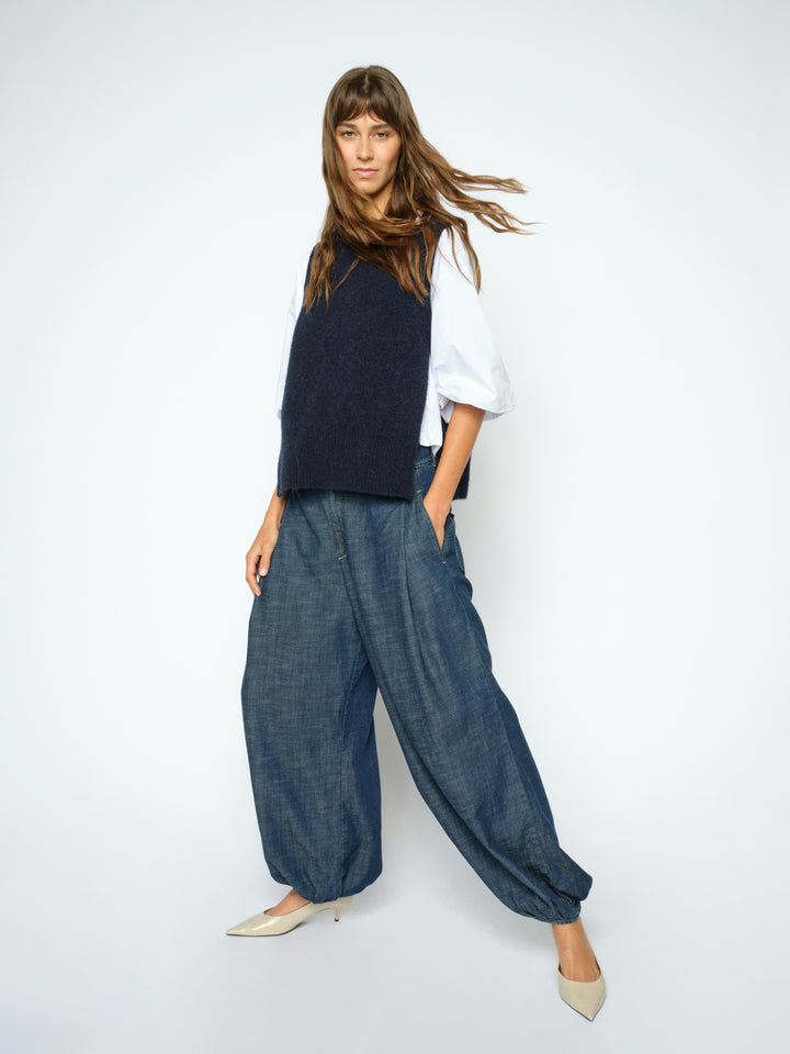 MMMarah Pagato Jeans Dark Blue Bild 3