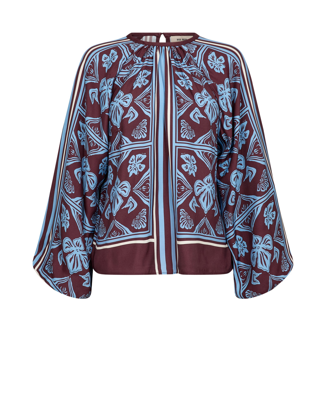 MMMilkey Linocut Blouse Port Royale Bild 1