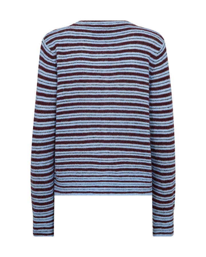 MMMilvi Stripe Cardigan Port Royale Bild 2