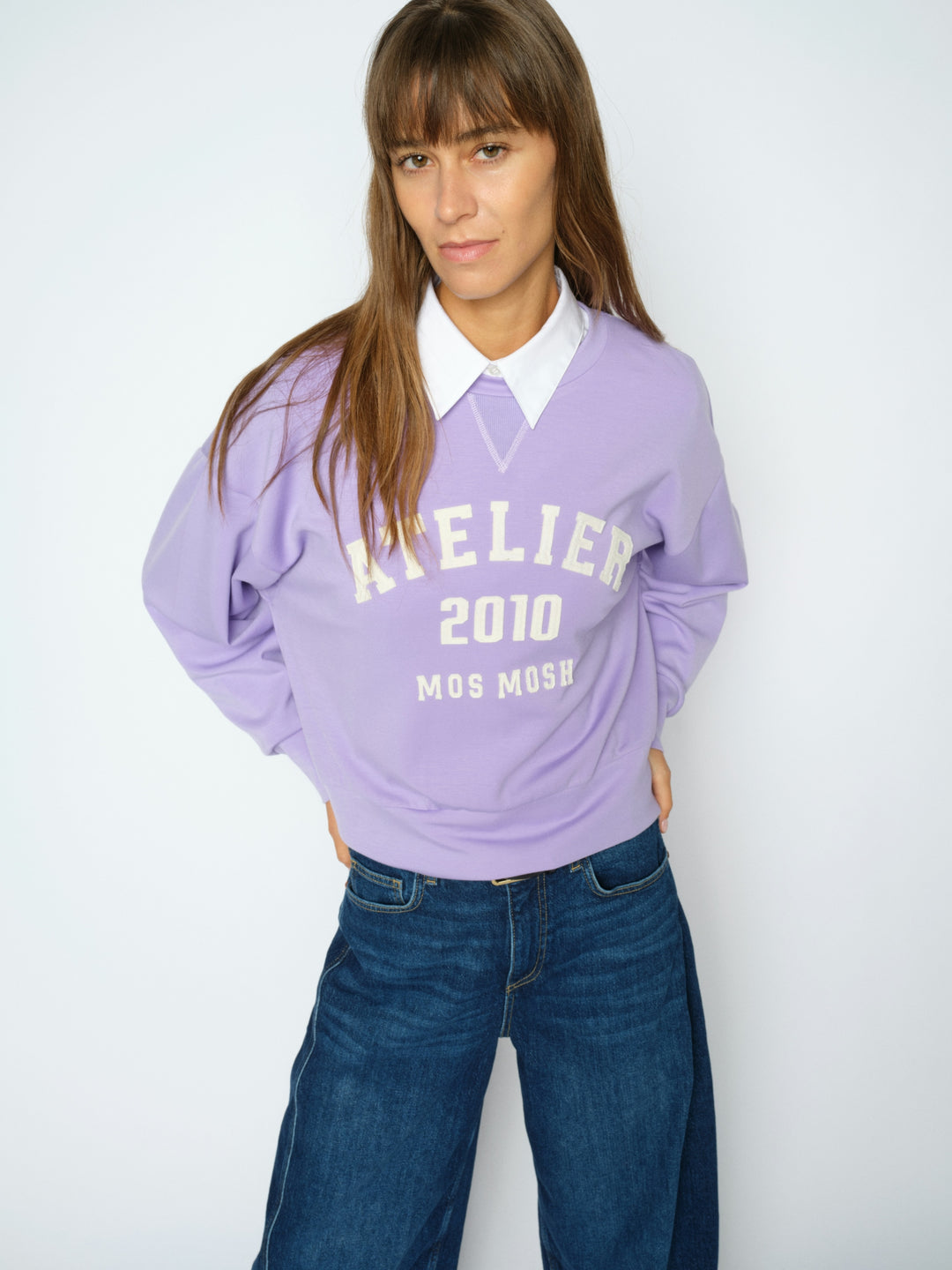 MMNima O-LS  Sweatshirt Violet Tulip Bild 3