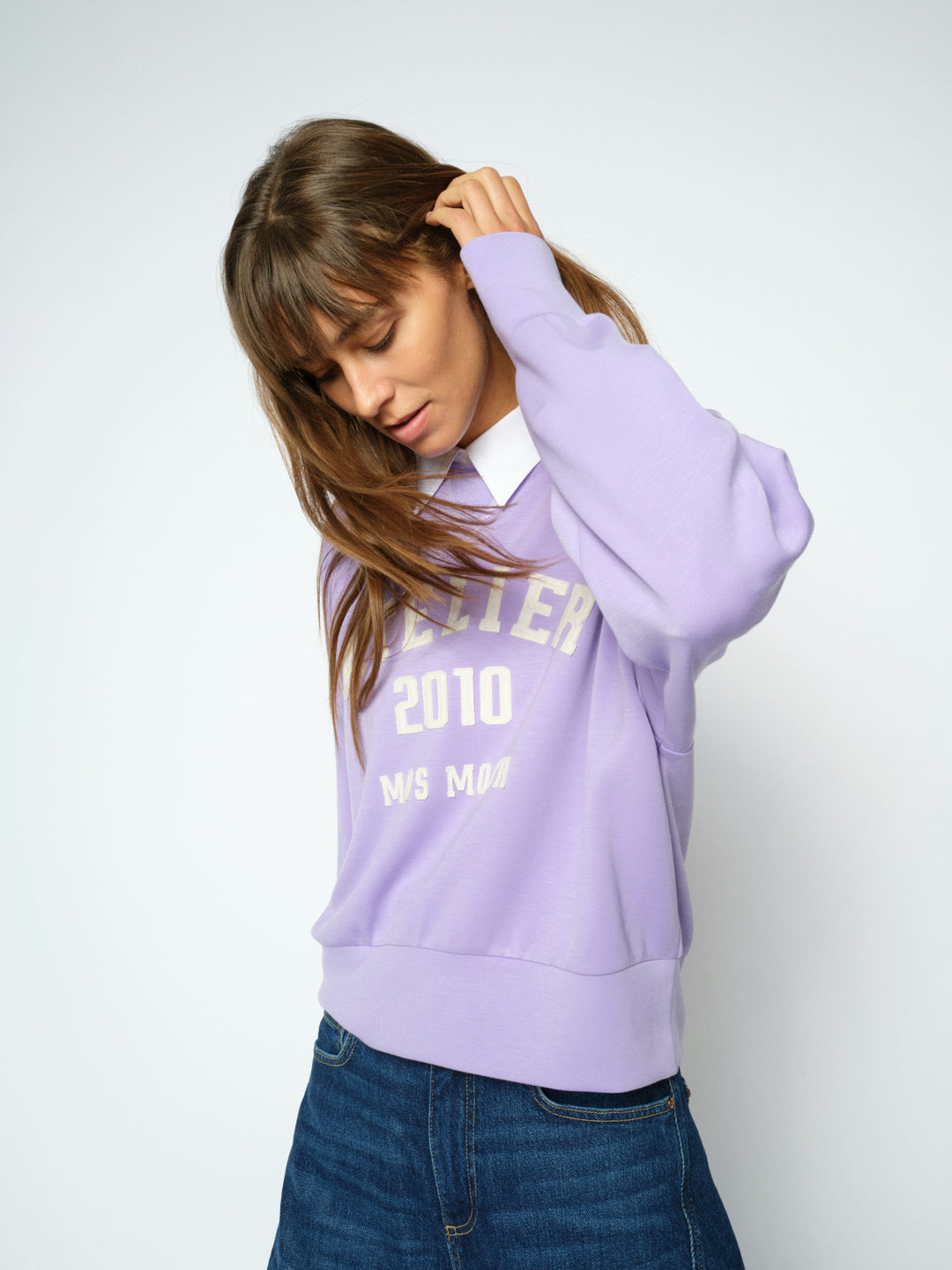 MMNima O-LS  Sweatshirt Violet Tulip Bild 4