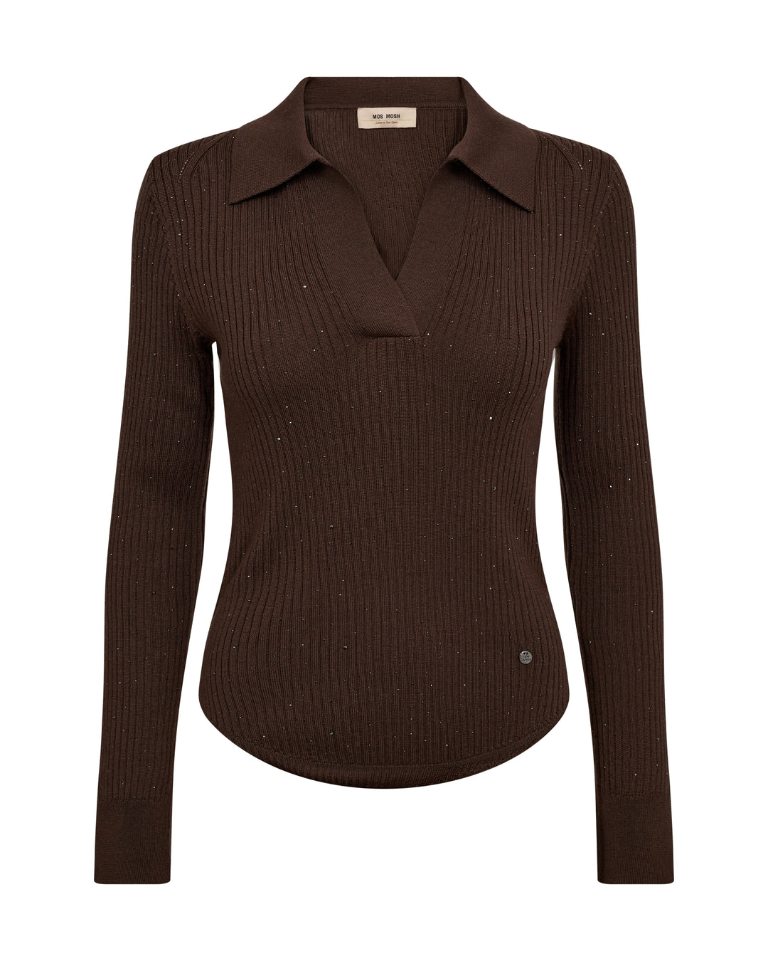 MMRonika Wool Knit Polo Bracken Bild 1