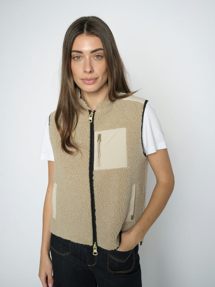 MMRowe Eli Teddy Vest Feather Gray Bild 3