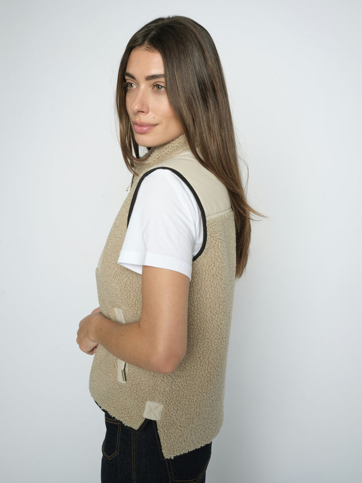 MMRowe Eli Teddy Vest Feather Gray Bild 4