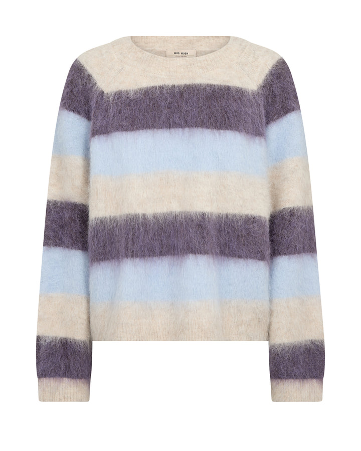 MMSuvi Stripe Knit Sweet Grape Bild 1