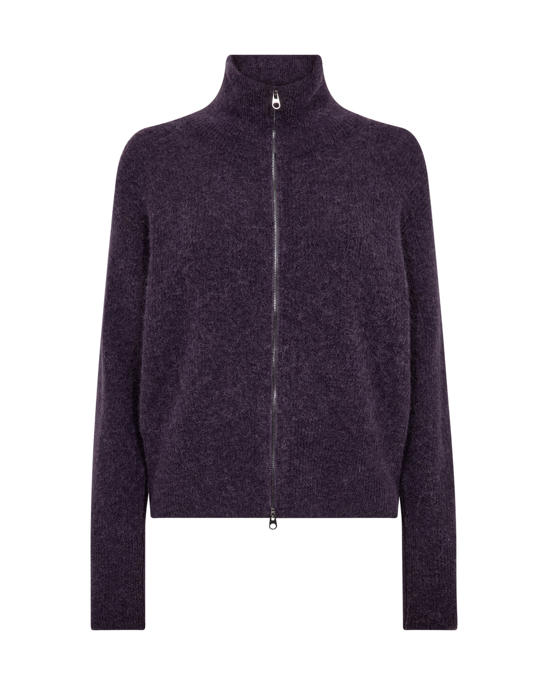 MMThora Knit Zip Cardigan Sweet Grape Bild 1