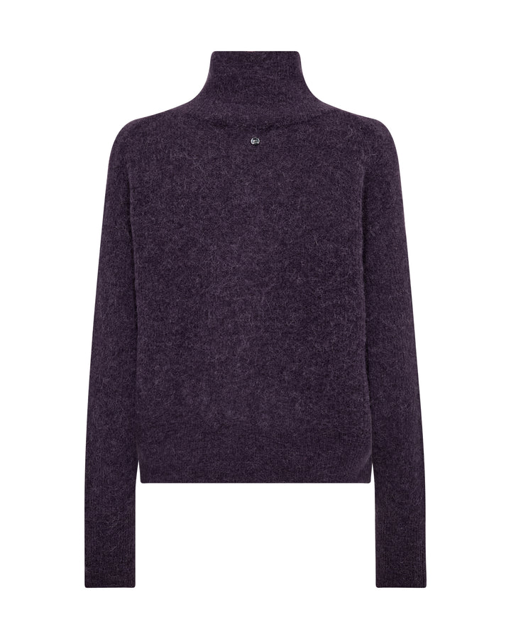 MMThora Knit Zip Cardigan Sweet Grape Bild 2