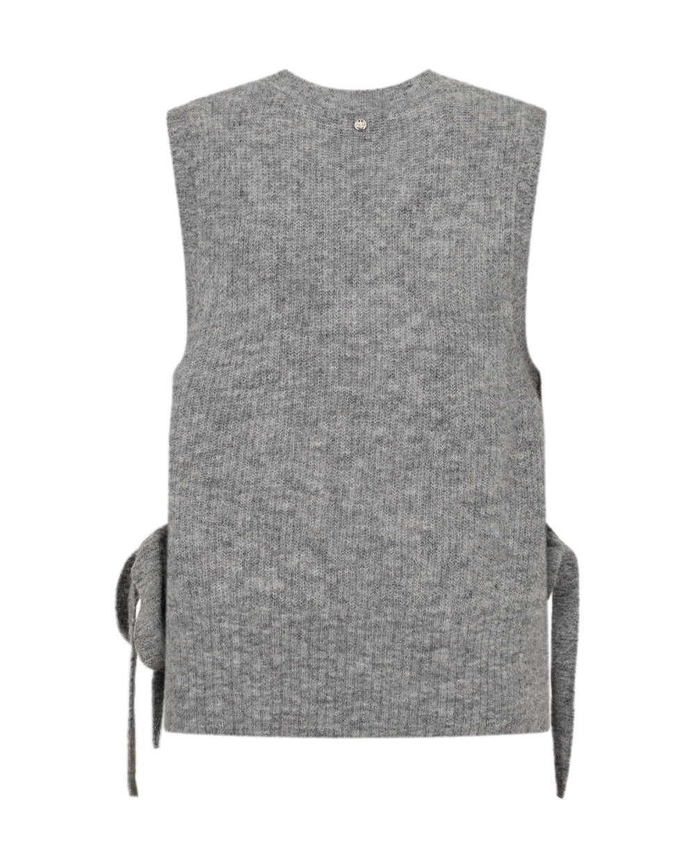 MMThora Tie Knit Vest Grey Melange Bild 2