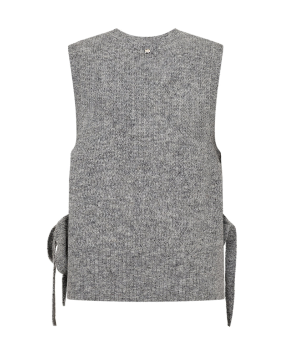 MMThora Tie Knit Vest Grey Melange Bild 2
