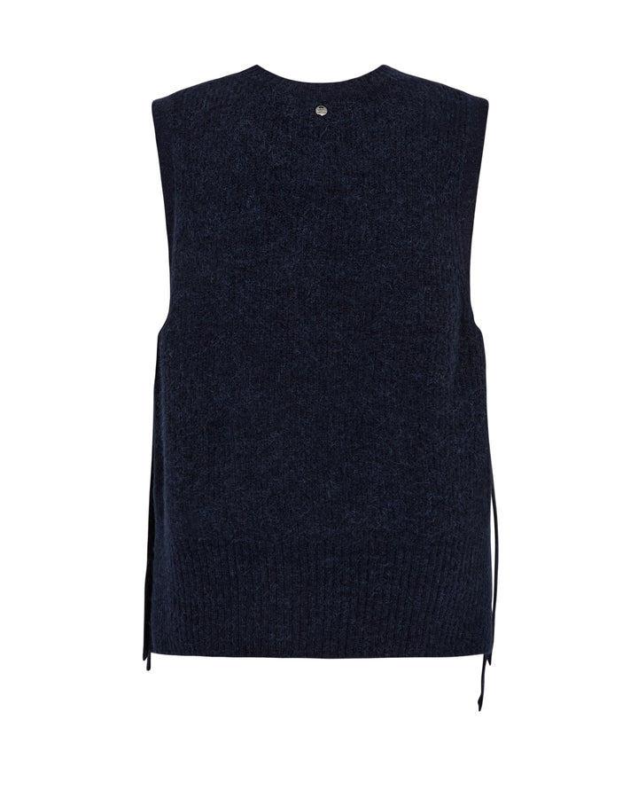 MMThora Tie Knit Vest Salute Navy Bild 2