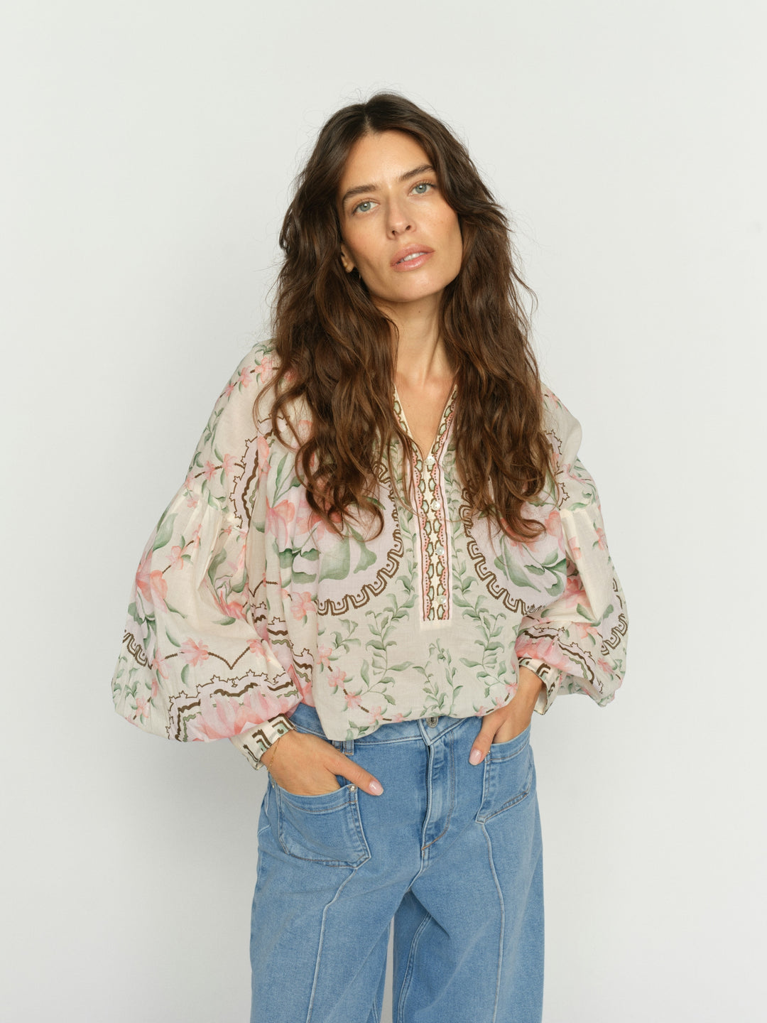 MMWylde Orchid Blouse Turf Green Bild 3