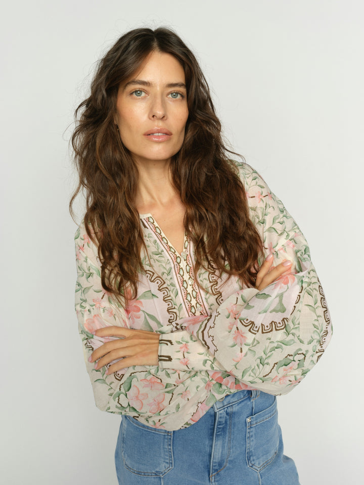 MMWylde Orchid Blouse Turf Green Bild 4